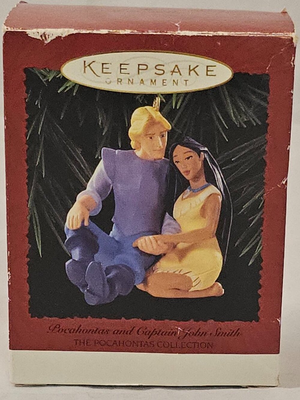 Hallmark Keepsake Ornament 1995 Pochontas & Captain John Smith - NIB